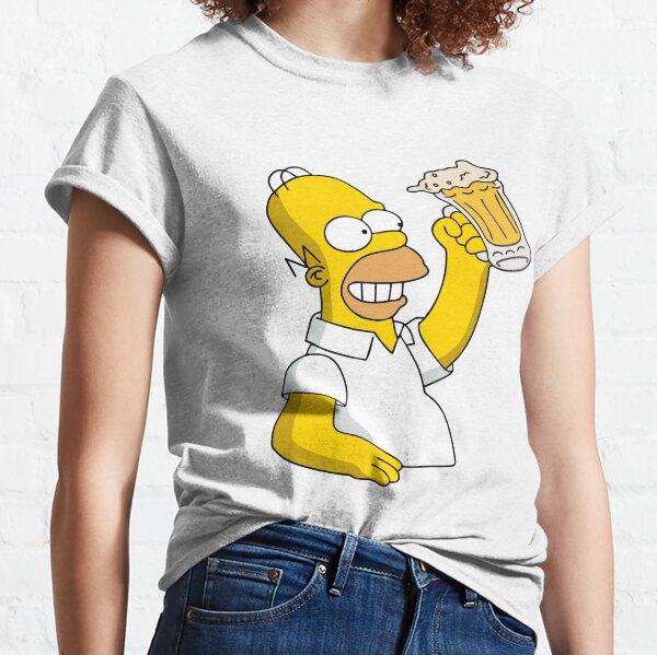Artikel-Vorschau von Homer Simpson hält Bierkrug, designt und verkauft von Burak Kucukparmaksiz.