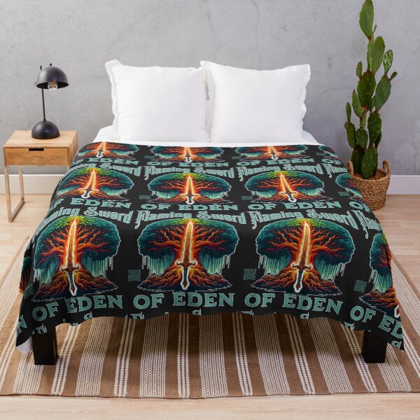 Item preview, Flaming Sword Of Eden designed and sold by WolfeTEES.
