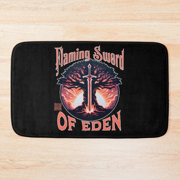 Item preview, Flaming Sword Of Eden designed and sold by WolfeTEES.