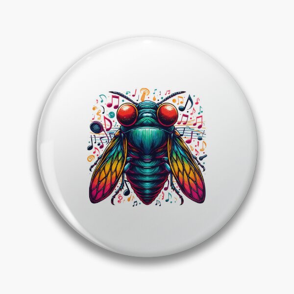 Item preview, Colorful Cicada 2024 Insect Entomology Bug designed and sold by Stick-Artistry.