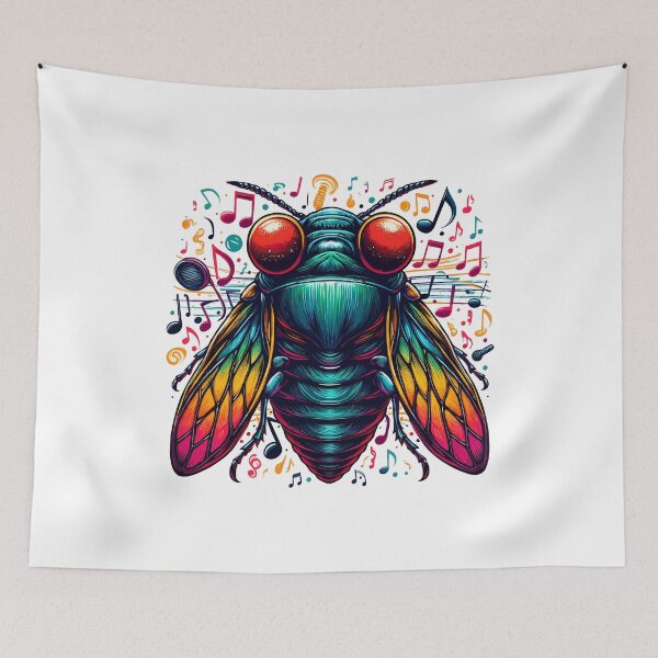 Item preview, Colorful Cicada 2024 Insect Entomology Bug designed and sold by Stick-Artistry.