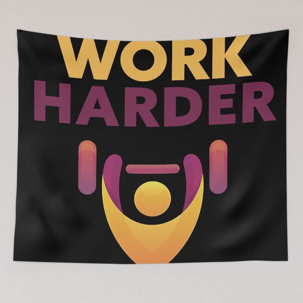 Item preview, Work Harder designed and sold by edenjoy-designs.