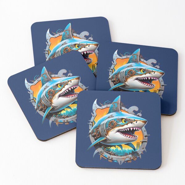 Item preview, Rusted Robot Shark Graffiti Art designed and sold by TheArtOfPat.