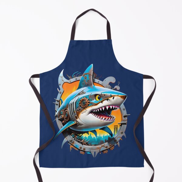Item preview, Rusted Robot Shark Graffiti Art designed and sold by TheArtOfPat.