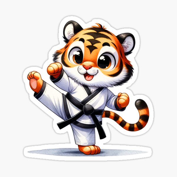 Item preview, Süßer Tiger und Karate! designed and sold by fribabywonder.