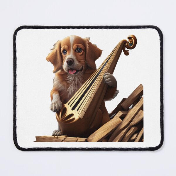 Item preview, Harp playing carpenter dog designed and sold by SmARTNiki.