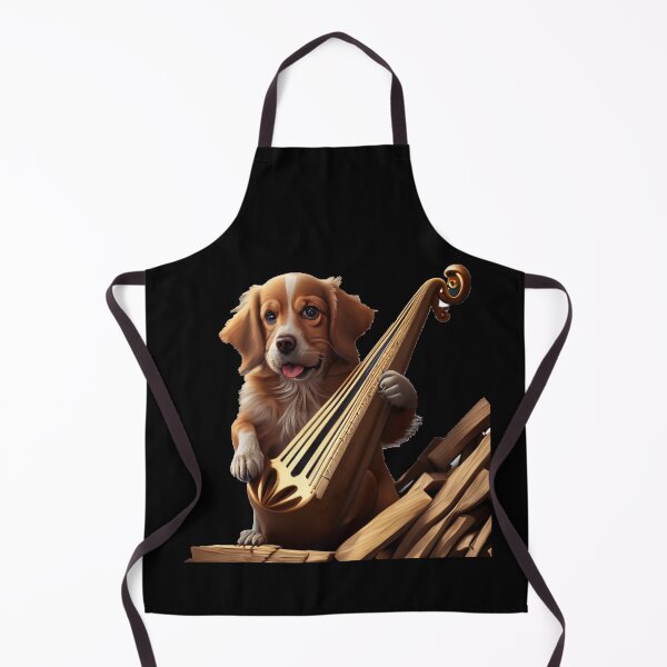 Item preview, Harp playing carpenter dog designed and sold by SmARTNiki.