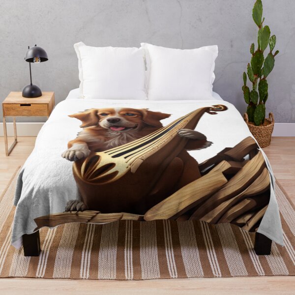 Item preview, Harp playing carpenter dog designed and sold by SmARTNiki.