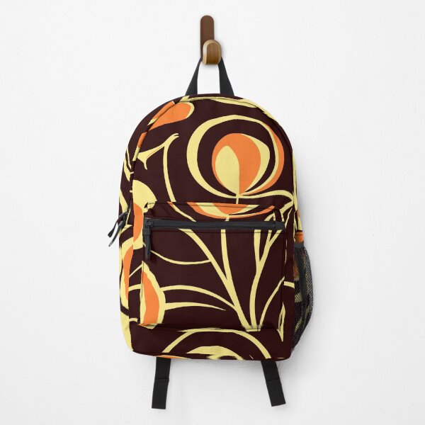 Item preview, Sixties Floral Pattern in Brown designed and sold by SamJanner.