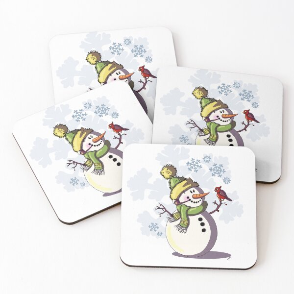 Item preview, Snowman with Snowflakes designed and sold by Jamf452.