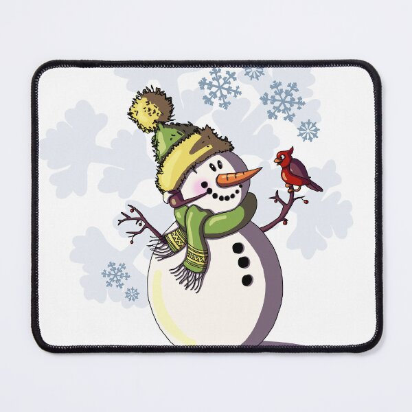 Item preview, Snowman with Snowflakes designed and sold by Jamf452.
