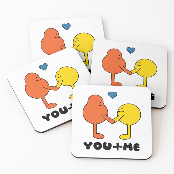 Item preview, You+Me: A Symbol of Love and Unity - Apparel Print designed and sold by Genius Wear.