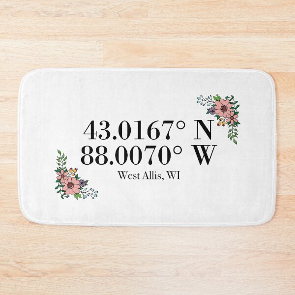 Item preview, West Allis, WI Coordinates designed and sold by mynameisliana.