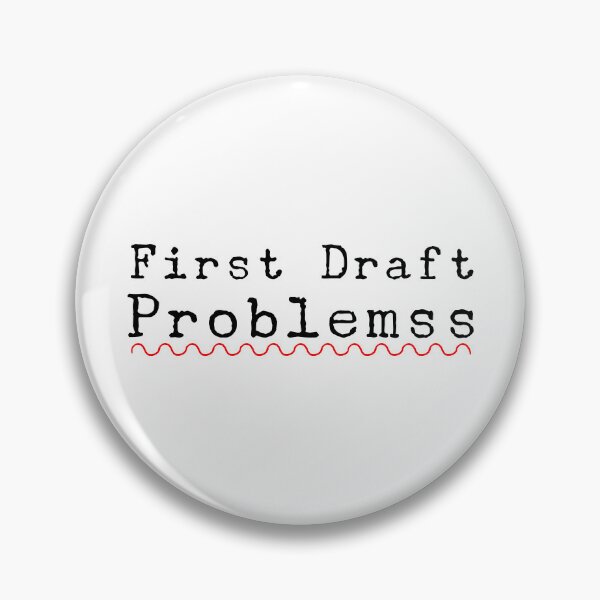Item preview, First Draft Problems Writer Spell Check Red Squiggle designed and sold by Threshie.