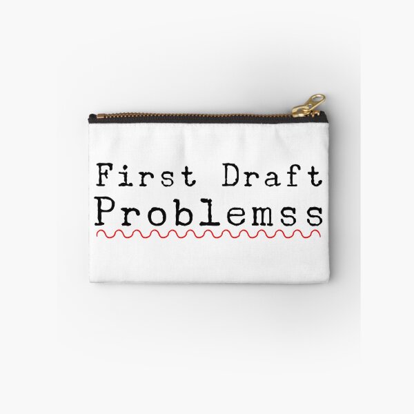 Item preview, First Draft Problems Writer Spell Check Red Squiggle designed and sold by Threshie.