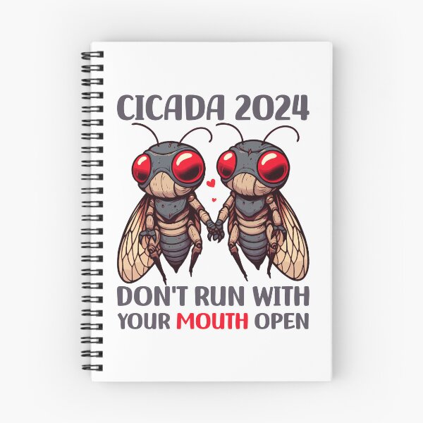 Item preview, Cicada 2024 Funny Don't Run With Your Mouth Open Insect Entomology designed and sold by Stick-Artistry.