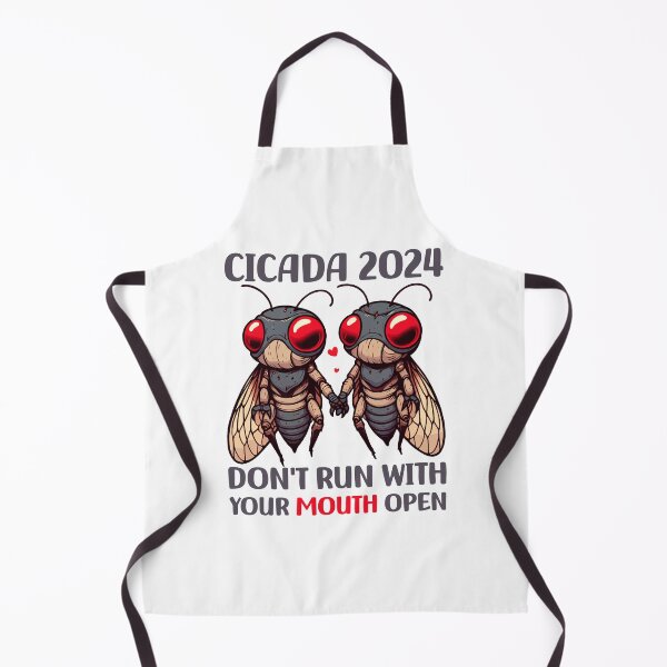 Item preview, Cicada 2024 Funny Don't Run With Your Mouth Open Insect Entomology designed and sold by Stick-Artistry.