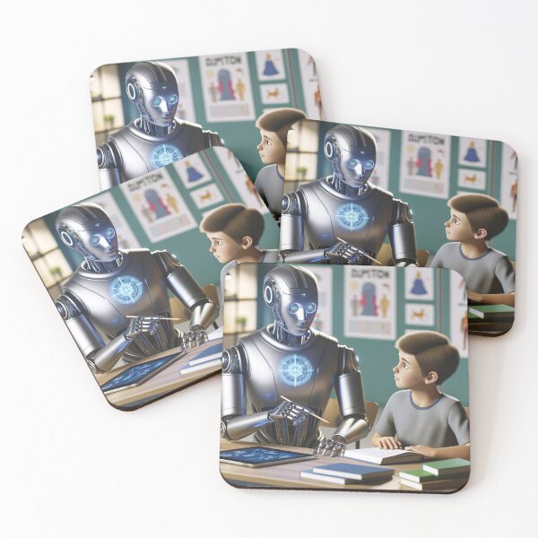 Item preview, Tesla bot designed and sold by TEEJAMBOREE.