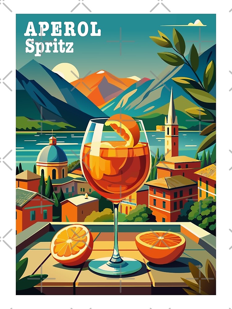 [PSTR Studio] Aperol Spritz アートポスター Aperol Spritz, vintage poster | Wall Art Print | Posterscape