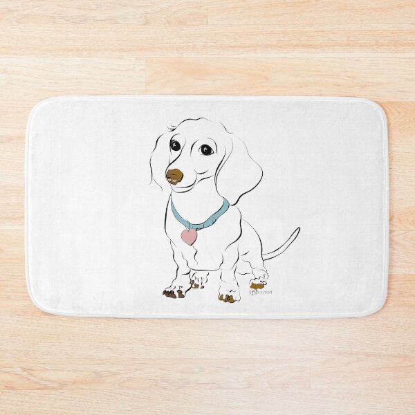Item preview, Cute linedrawing of a Doxie Pup by Karen Little of Littleviews / Sketch-Views designed and sold by Littleviews.