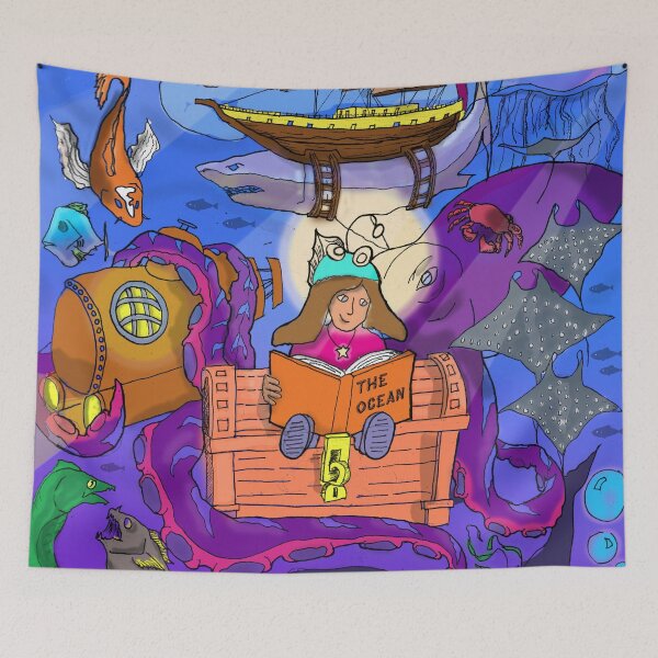 Item preview, The Ocean - quick sketch designed and sold by TheClawCraft.