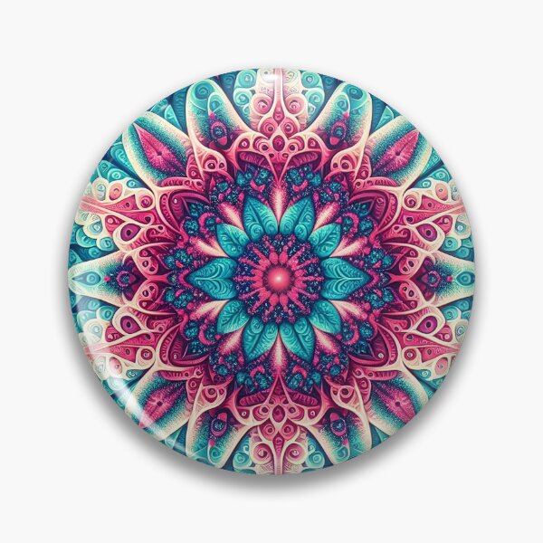 Item preview, Pink,Blue and Green Geometric pattern  designed and sold by itsyorstore.