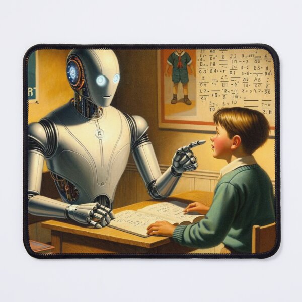 Item preview, Tesla bot designed and sold by TEEJAMBOREE.
