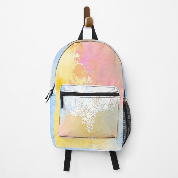 Item preview, Abstract Watercolor blue pink yellow pattern designed and sold by alczar.