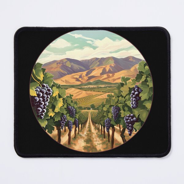 Item preview, Beautiful Osoyoos Oliver British Columbia South Okanagan Illustration  designed and sold by meganohm.