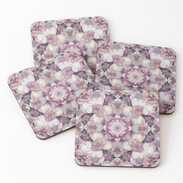 Item preview, Pink, white and lavender geometric pattern designed and sold by itsyorstore.