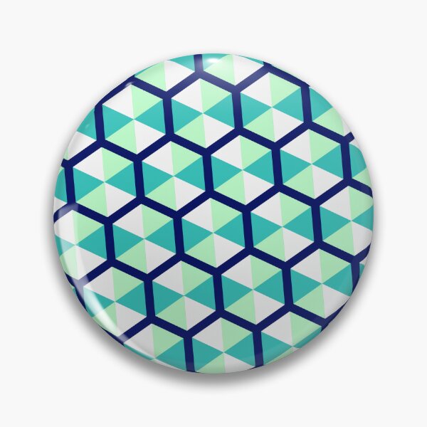 Item preview, Cool Tricolor Umbrella Hexagons Honeycomb Grid Party Pattern designed and sold by Alchemy-A-La-G.