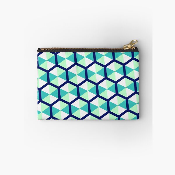 Item preview, Cool Tricolor Umbrella Hexagons Honeycomb Grid Party Pattern designed and sold by Alchemy-A-La-G.