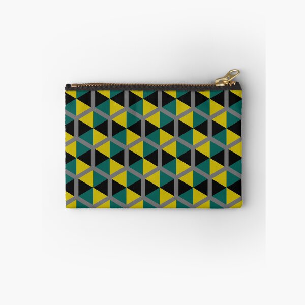 Item preview, Jamaica Tricolor Umbrella Hexagons Honeycomb Grid Party Pattern designed and sold by Alchemy-A-La-G.
