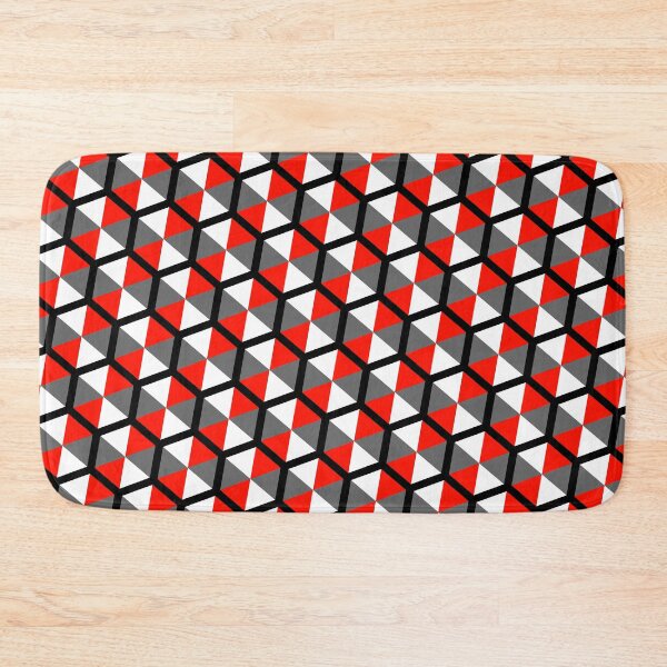 Item preview, Fire Tricolor Umbrella Hexagons Honeycomb Grid Party Pattern designed and sold by Alchemy-A-La-G.