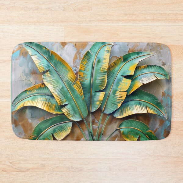 Item preview, Banana Tree Leaves Grunge Painting designed and sold by MargaretWiktor.