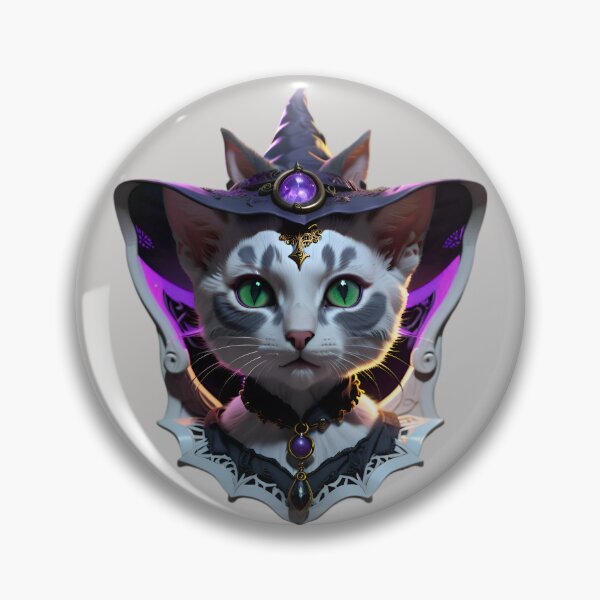 Artikelvorschau, Cute Kitty Cat Witch entworfen und verkauft von TheArtOfPat.