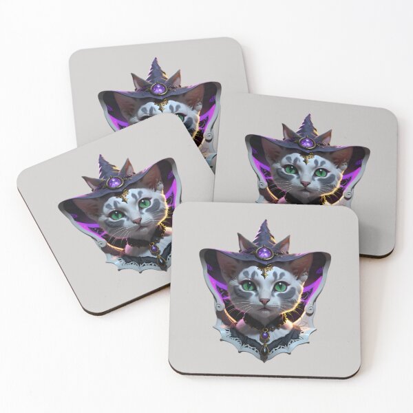 Item preview, Cute Kitty Cat Witch designed and sold by TheArtOfPat.