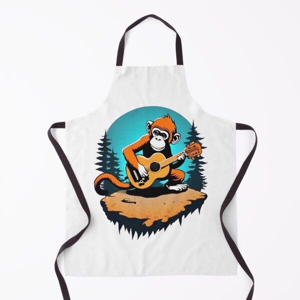 Item preview, Monkey Playing Guitar designed and sold by Ptfera.