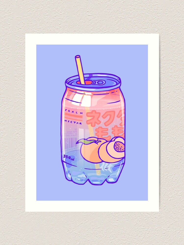 Alternate view of Peach Bubbles Art Print