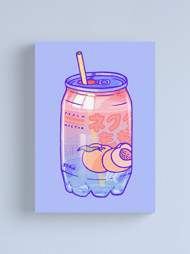 Alternate view of Peach Bubbles Canvas Print