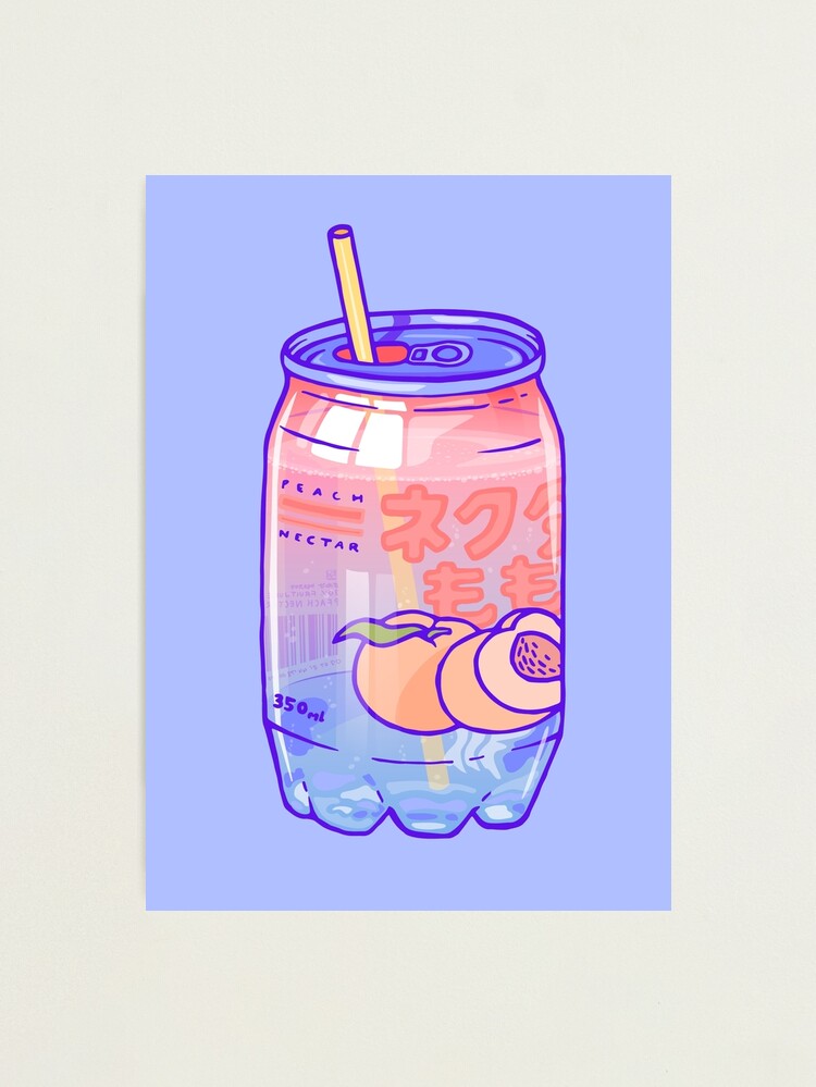 Alternate view of Peach Bubbles Photographic Print