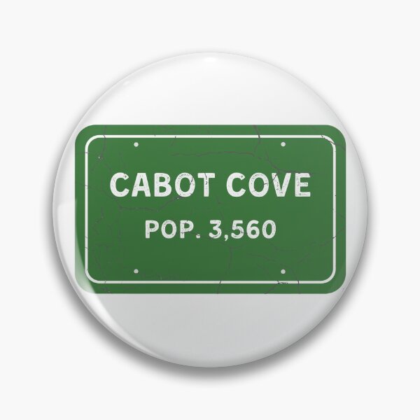 Item preview, Murder She Wrote Cabot Cove Sign Jessica Fletcher designed and sold by SonnyBoyDesigns.