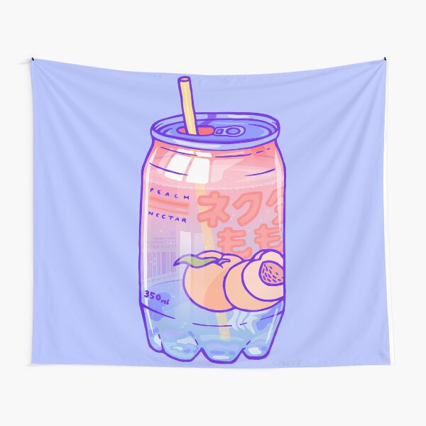 Peach Bubbles Tapestry