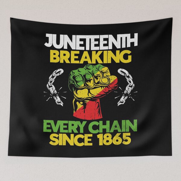 Item preview, Juneteenth Breaking Every Chain Since 1865 African American designed and sold by Zulfiqqar.