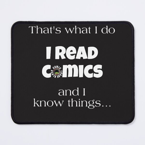 Item preview, BCL - "I read comics and I know things..." designed and sold by Black Comic Lords.