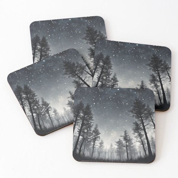 Item preview, Forest at night designed and sold by Georgiashues.
