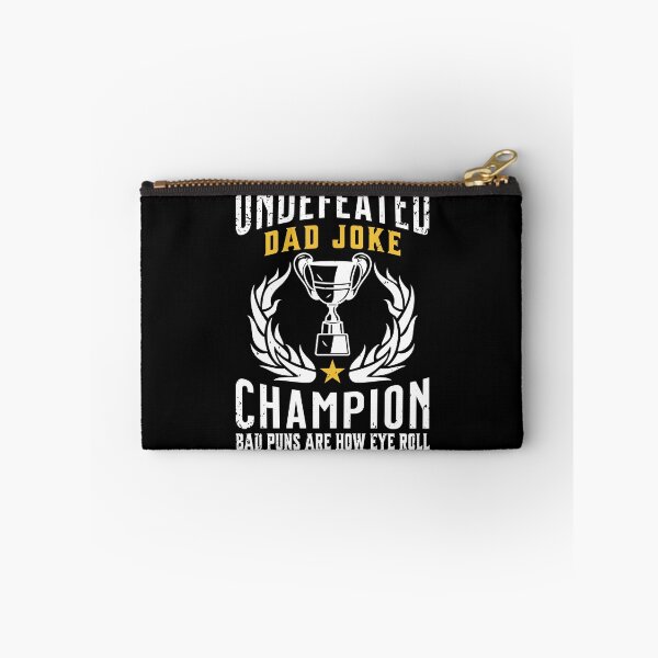 Item preview, Undefeated Dad Joke Champion Bad Puns Father's Day designed and sold by Zulfiqqar.