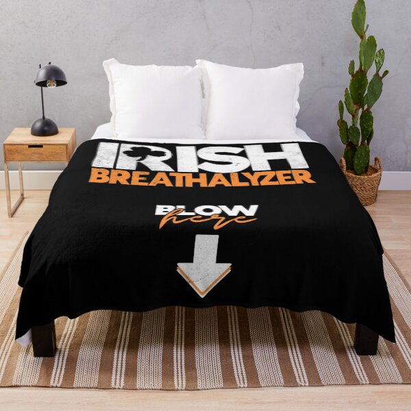 Item preview, Irish Breathalyzer Blow Here Funny St Patricks Day Drinking designed and sold by Zulfiqqar.