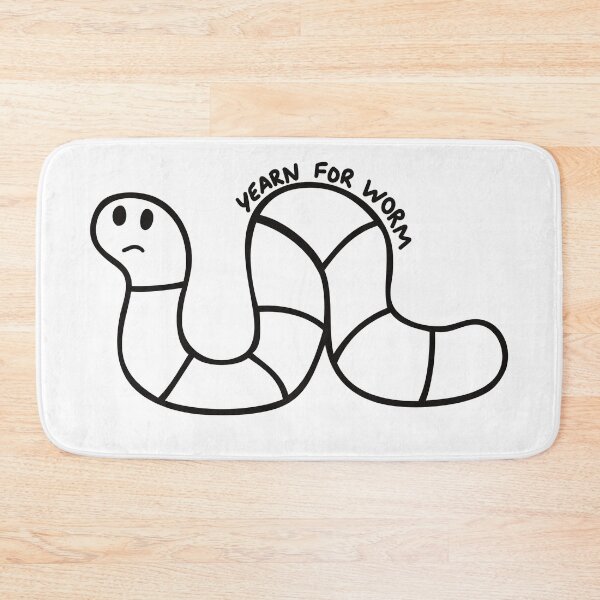Item preview, Yearn for Worm Funny Doodle designed and sold by Pink Ribbon.