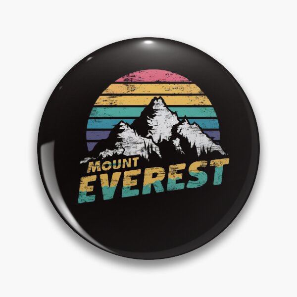 Item preview, Mount Everest - Retro Vintage Mountain Sunset designed and sold by TrendZ Style.